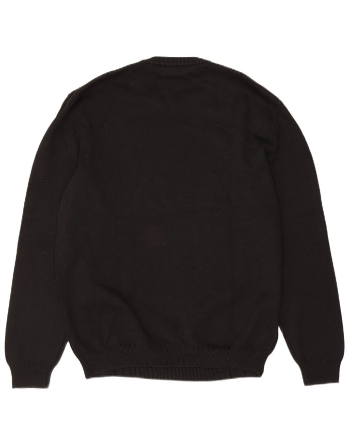 Zara Herre sweater med rund hals XL sort bomuld