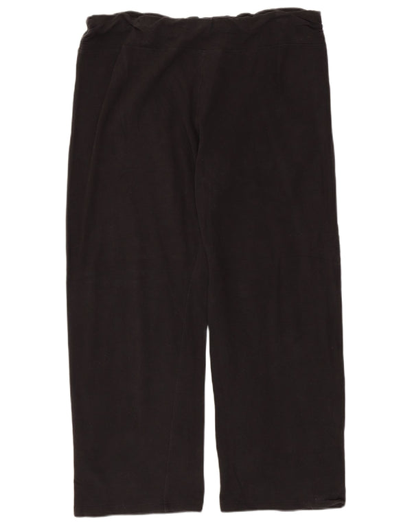 CALVIN KLEIN Træningsdragtsbukser til kvinder UK 18 XL Sort bomuld