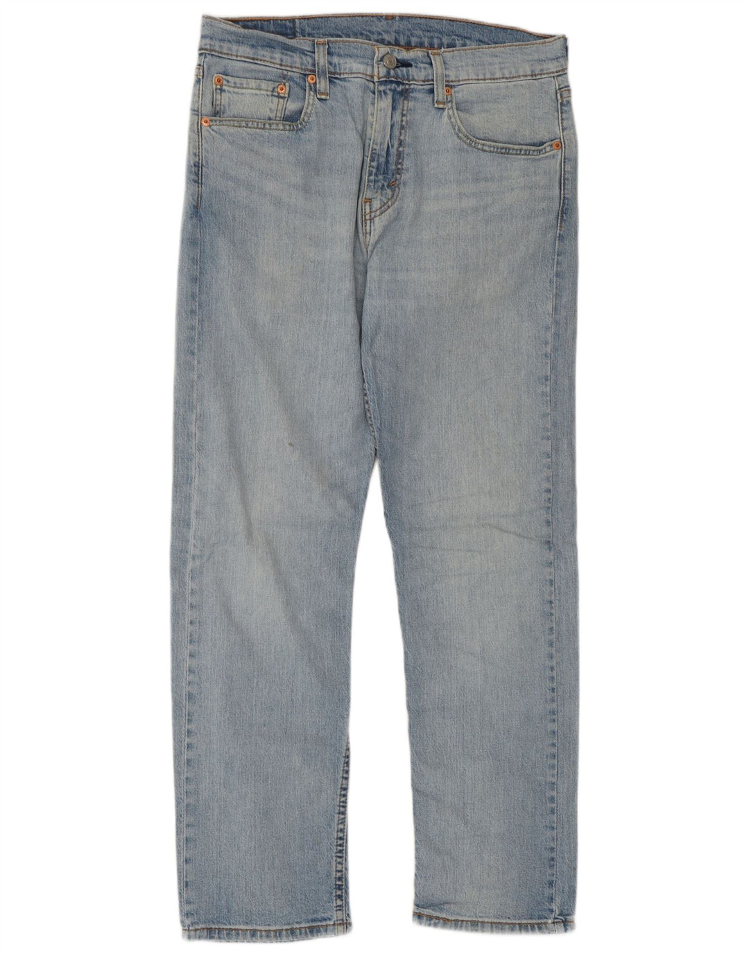 Levi's Dame 502 Straight Jeans W32 L27 Blå Bomuld