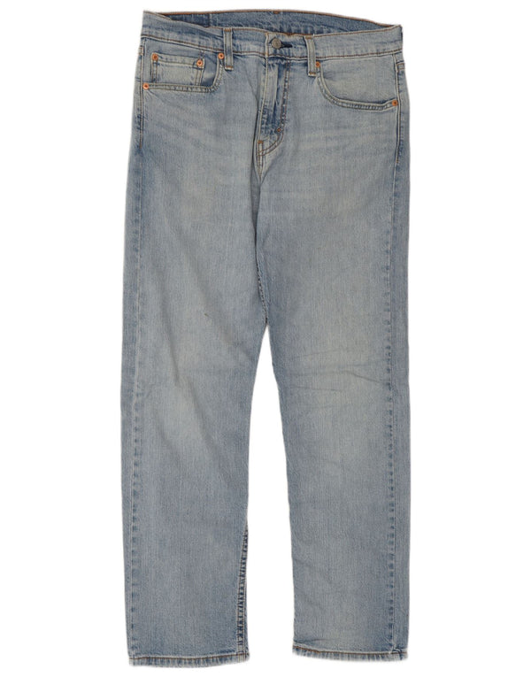 Levi's Dame 502 Straight Jeans W32 L27 Blå Bomuld