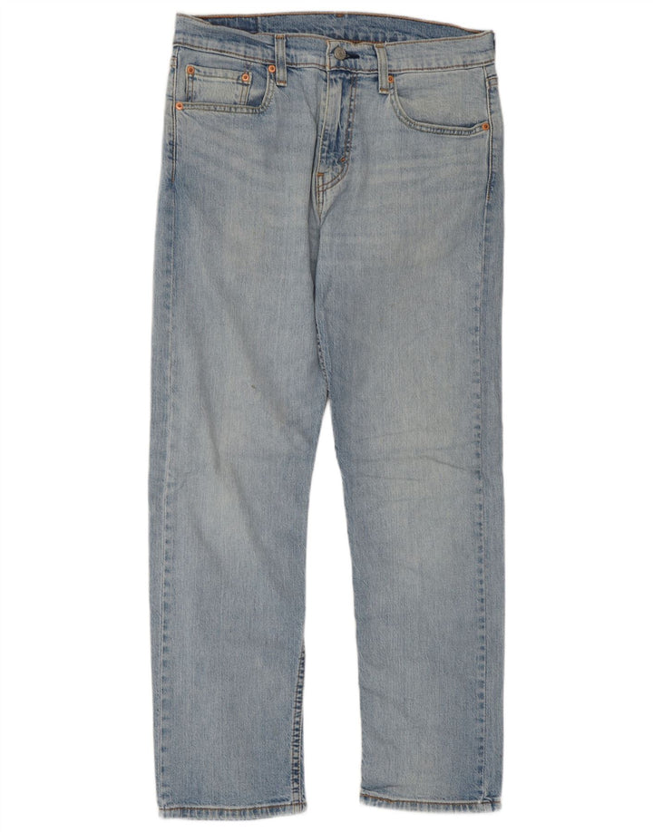 Levi's Dame 502 Straight Jeans W32 L27 Blå Bomuld