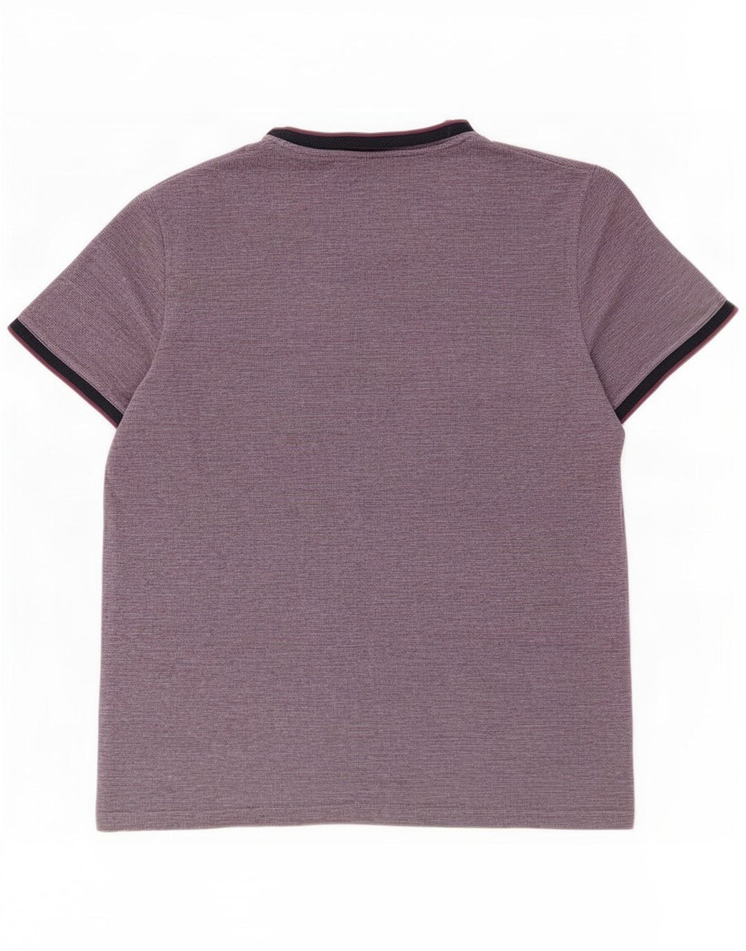 Ted Baker Herre T-Shirt Top Størrelse 4 Stor Lilla Bomuld