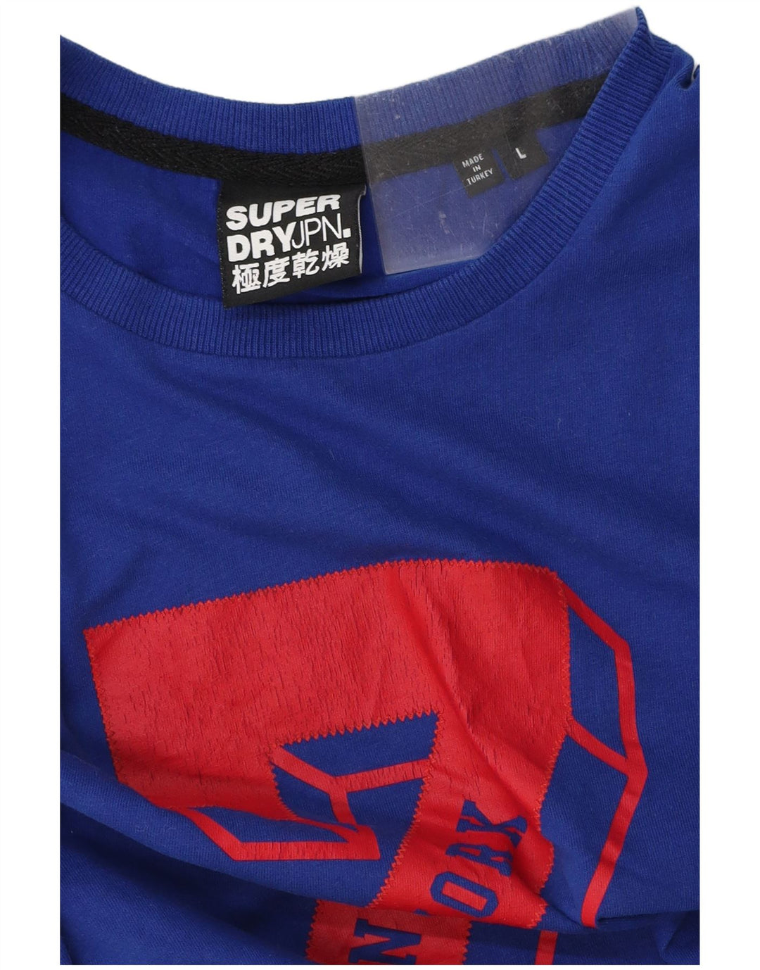 SUPERDRY Herre grafisk T-shirt Top Stor Blå