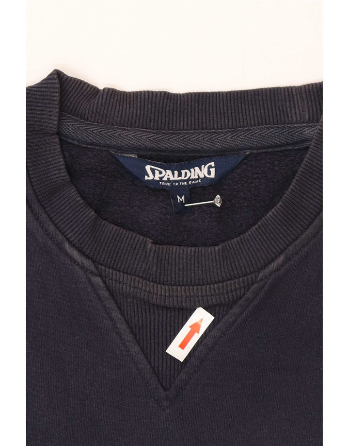 Spalding Herre Sweatshirt Jumper Medium Navy Blue