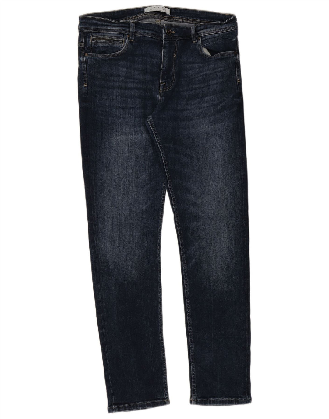 Zara Herre Slim Jeans EU 44 Large W34 L31 Blå