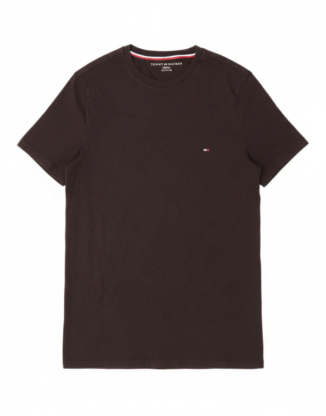 TOMMY HILFIGER Mens T-Shirt Top XS Black Cotton