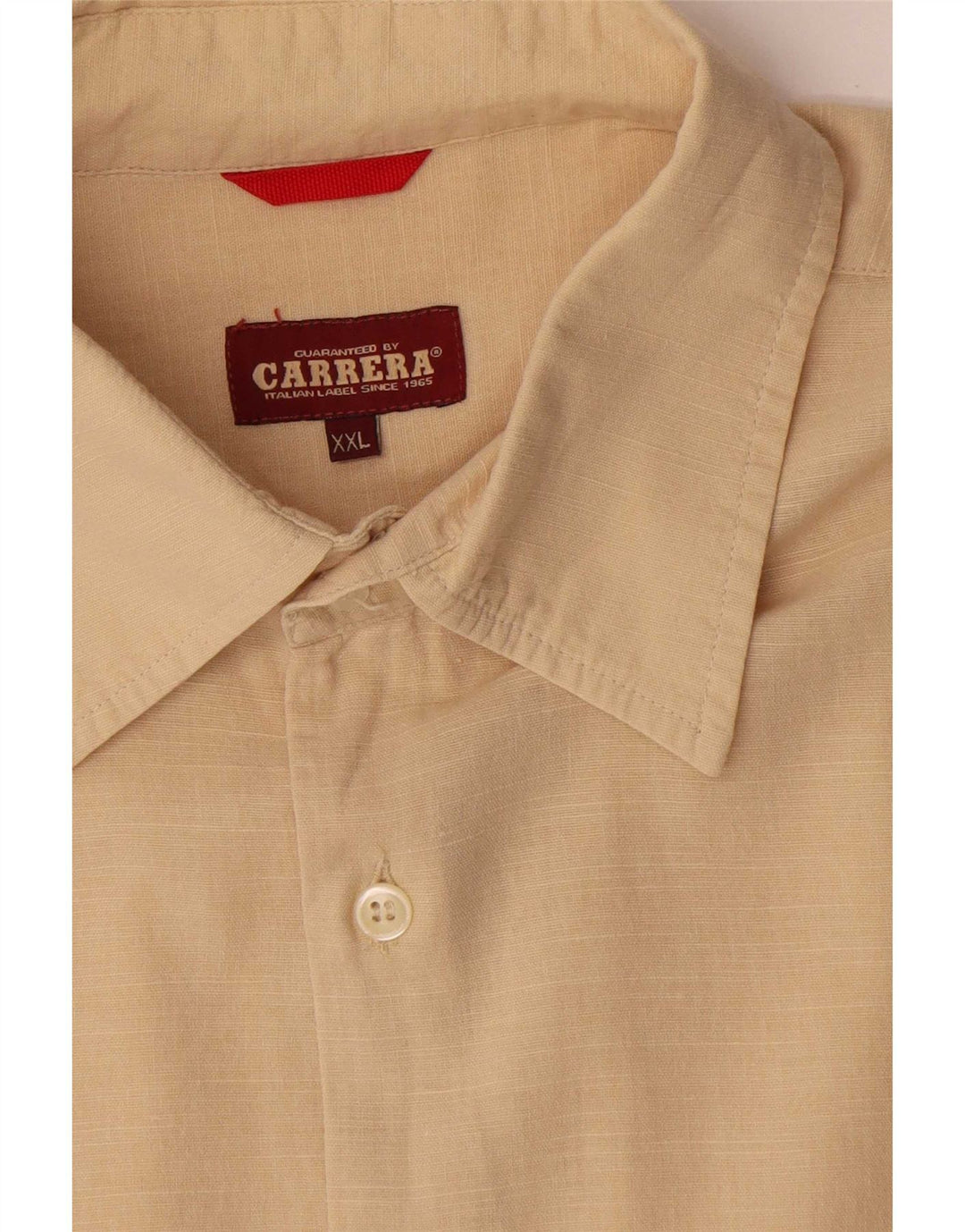 Carrera herreskjorte 2XL beige bomuld