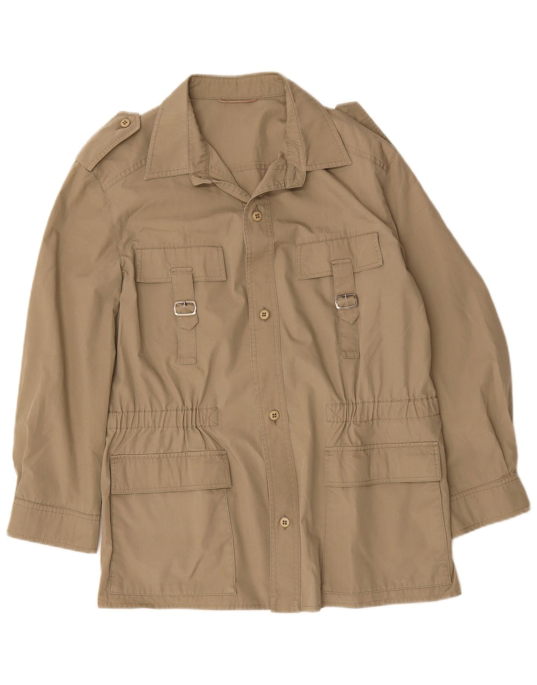 Vintage Herre Military Utility Jacket UK 38 Medium Beige