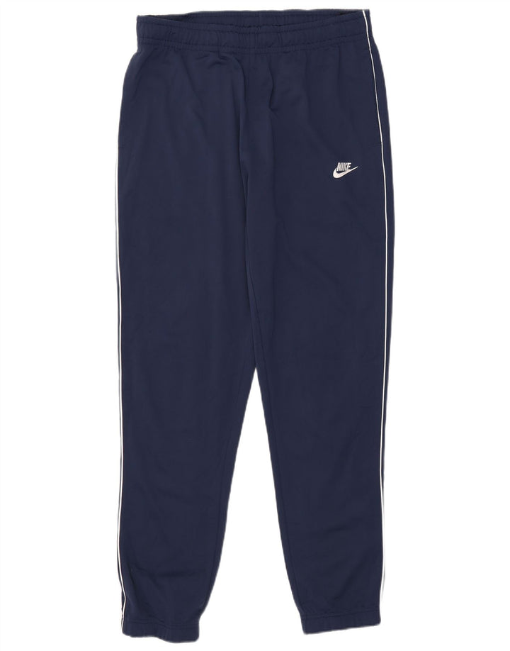Nike Træningsdragt bukser til mænd Joggers Large Navy Blue Polyester