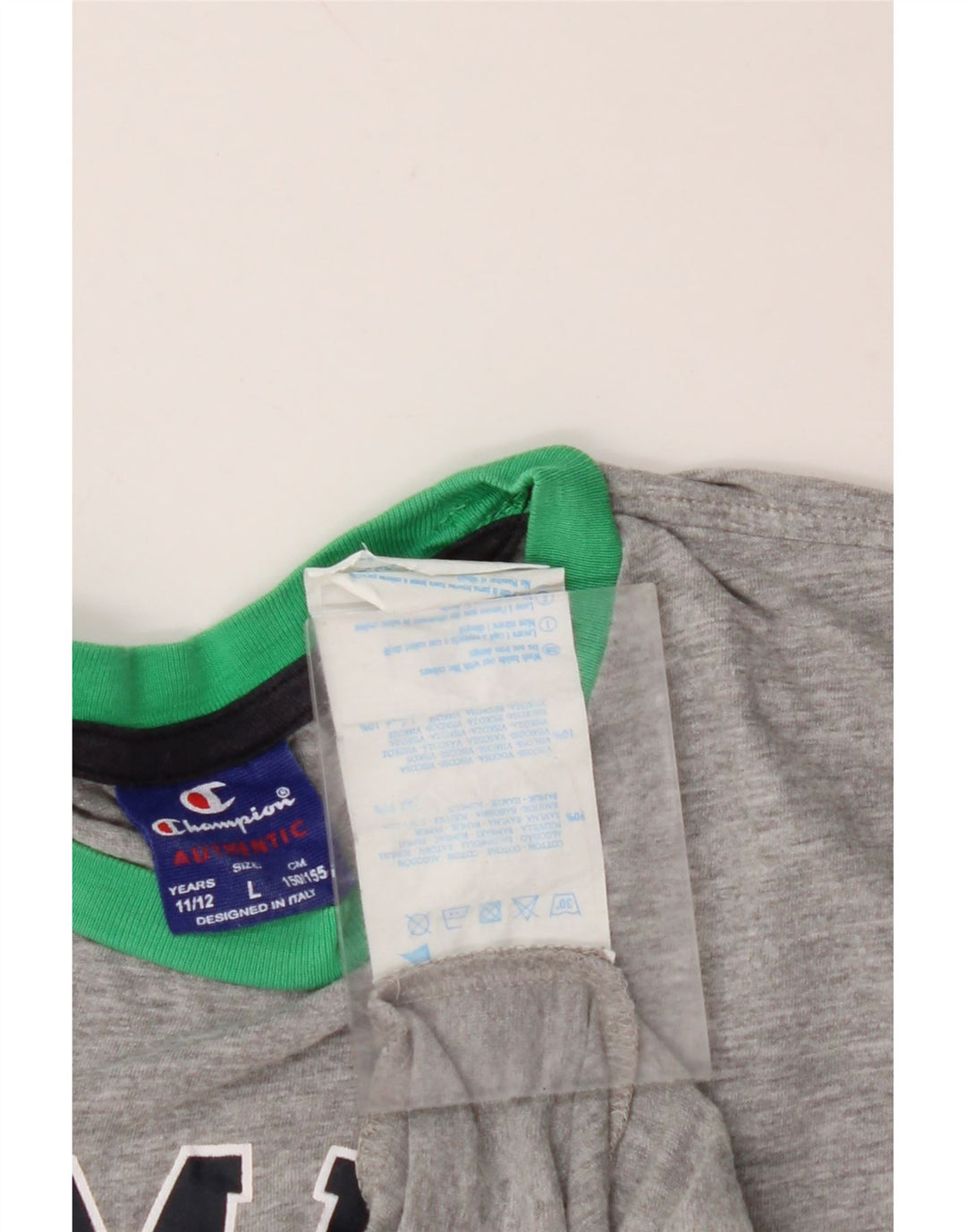 CHAMPION Drenge Grafisk Vest Top 11-12 År Grå Bomuld