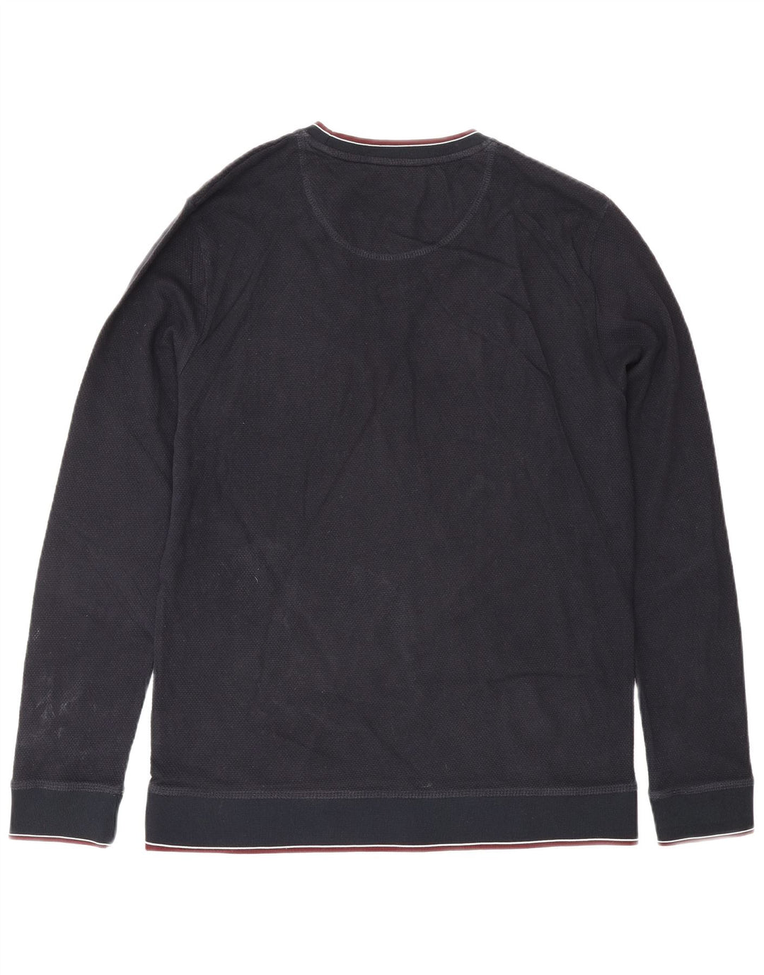 Jules herre rund hals sweater stor marineblå bomuld
