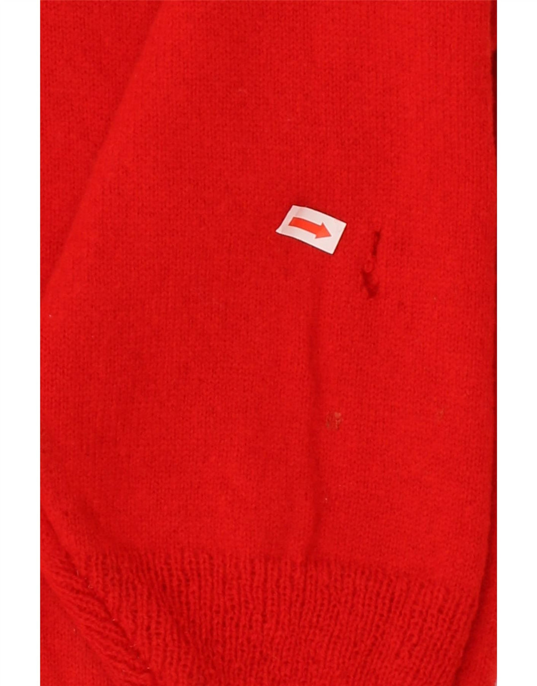 PRINGLE Mens V-Neck Jumper Sweater UK 40 Large Red Vintage Pringle and Second-Hand Pringle from Messina Hembry 