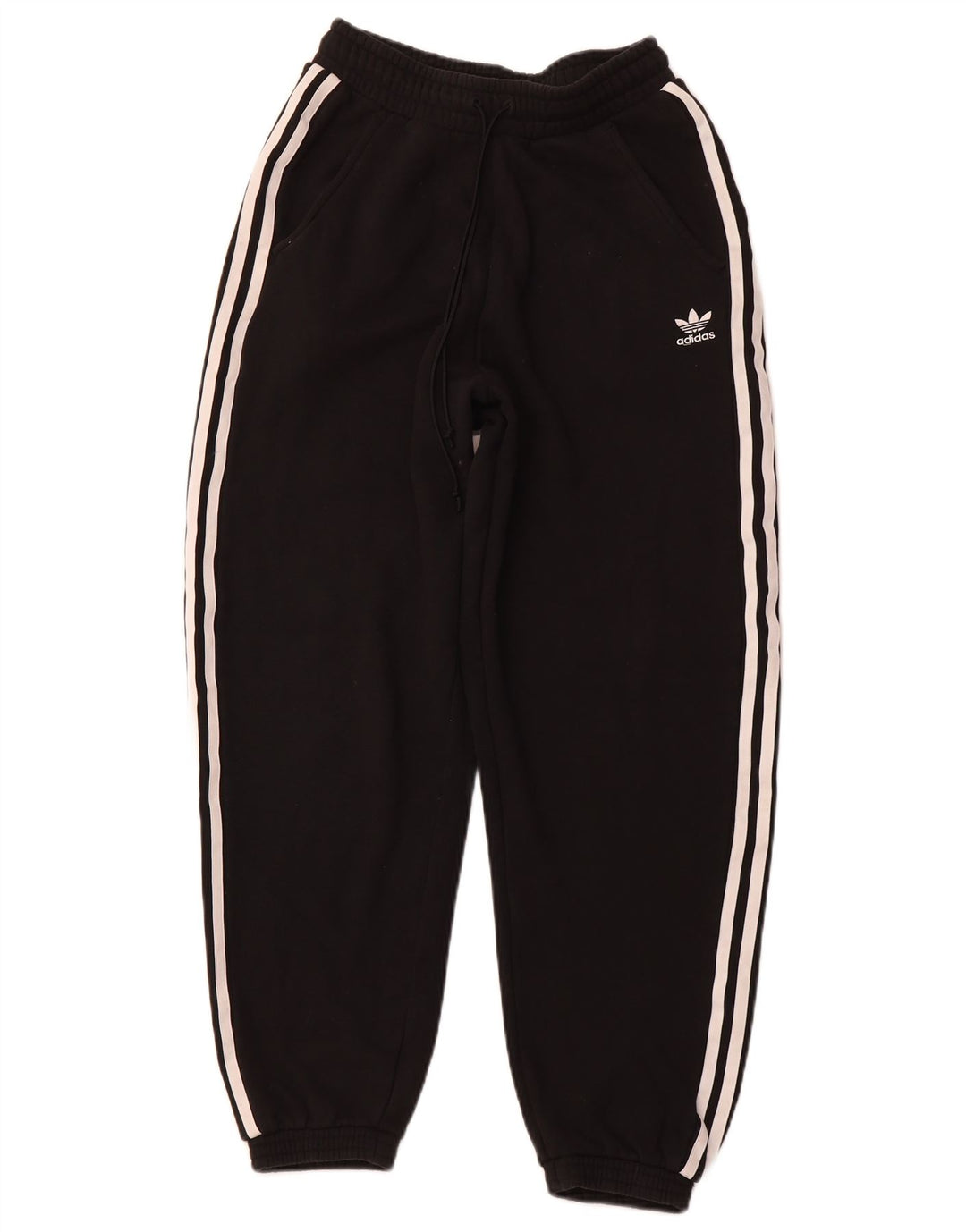 ADIDAS Træningsdragt til kvinder Joggers UK 8 Small Black Bomuld