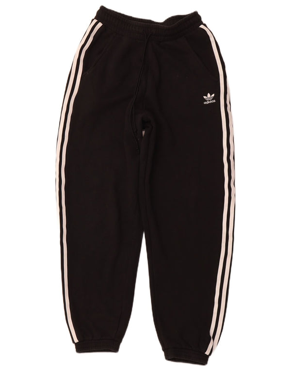 ADIDAS Træningsdragt til kvinder Joggers UK 8 Small Black Bomuld