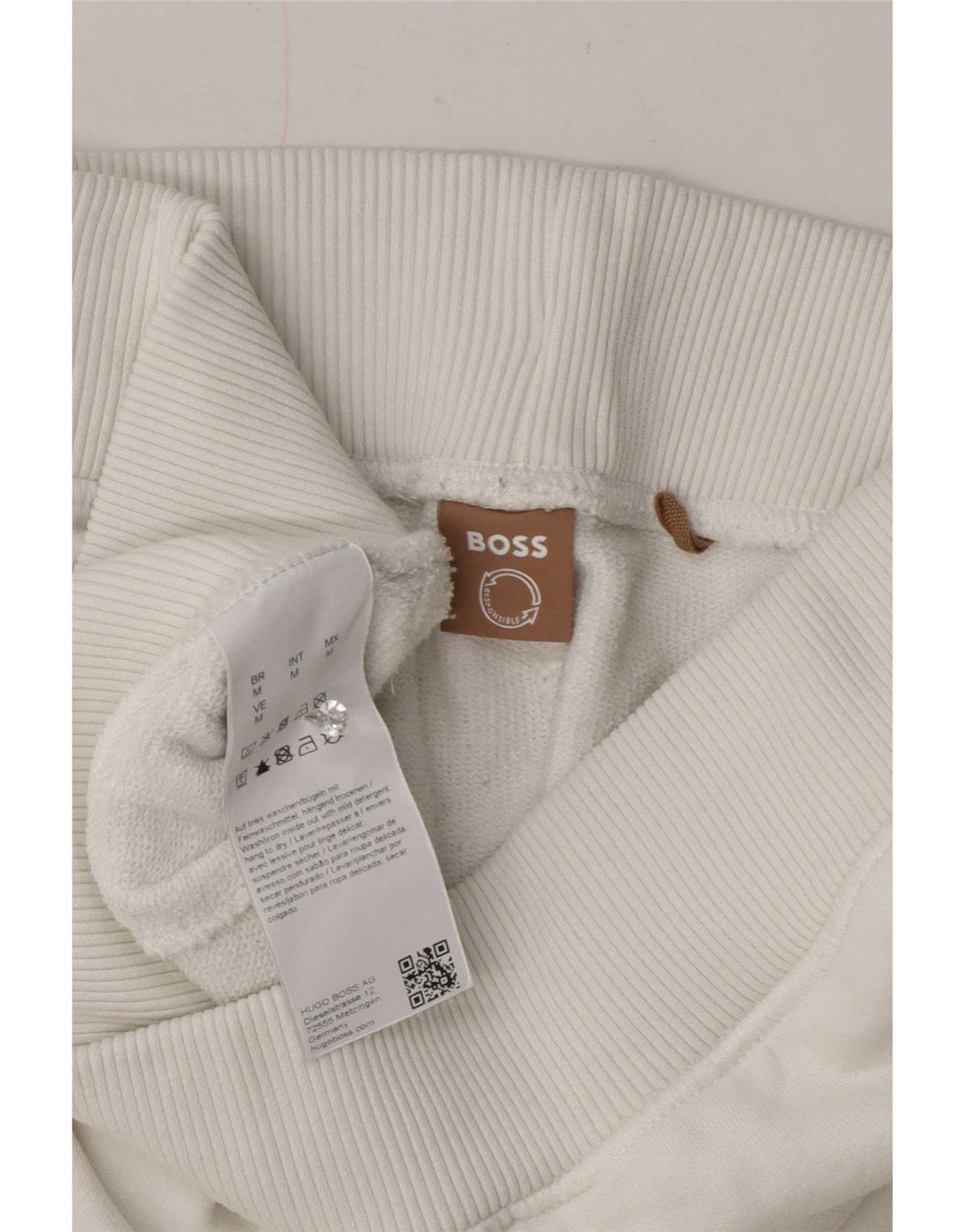 Hugo Boss Graphic Tracksuit Bukser til kvinder Joggers UK 14 Medium White