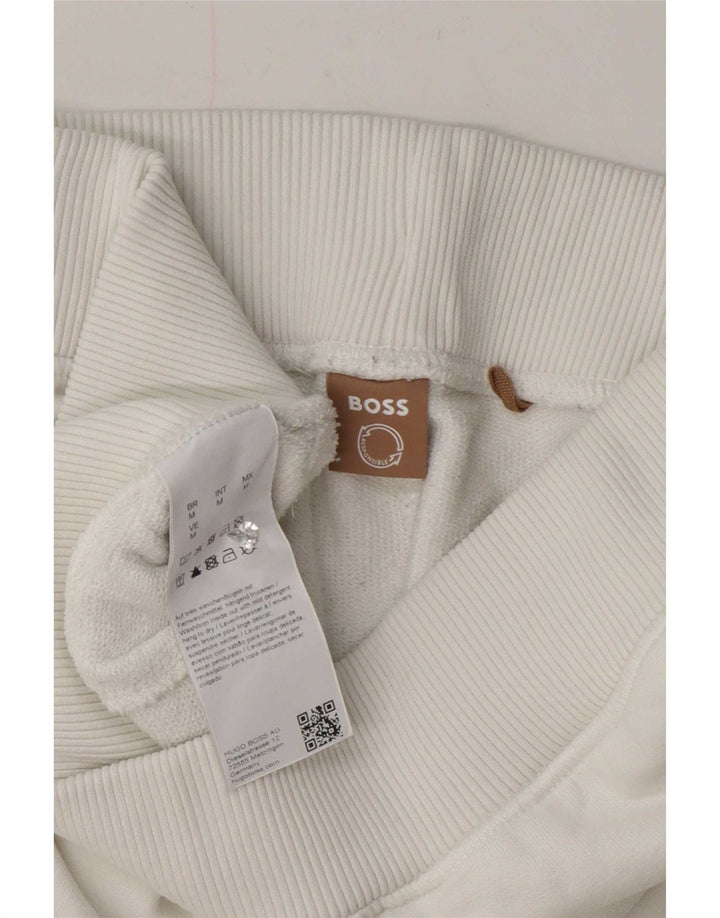 Hugo Boss Graphic Tracksuit Bukser til kvinder Joggers UK 14 Medium White