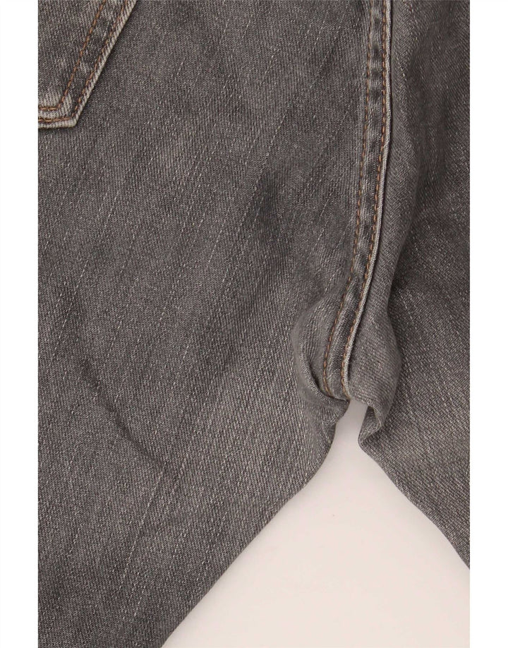 Levi's Herre 504 Straight Jeans W36 L34 Grå Bomuld