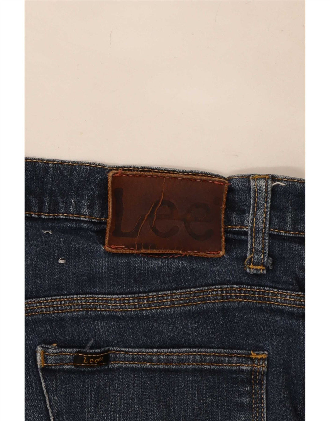 Lee Straight Jeans til mænd W32 L29 Marineblå