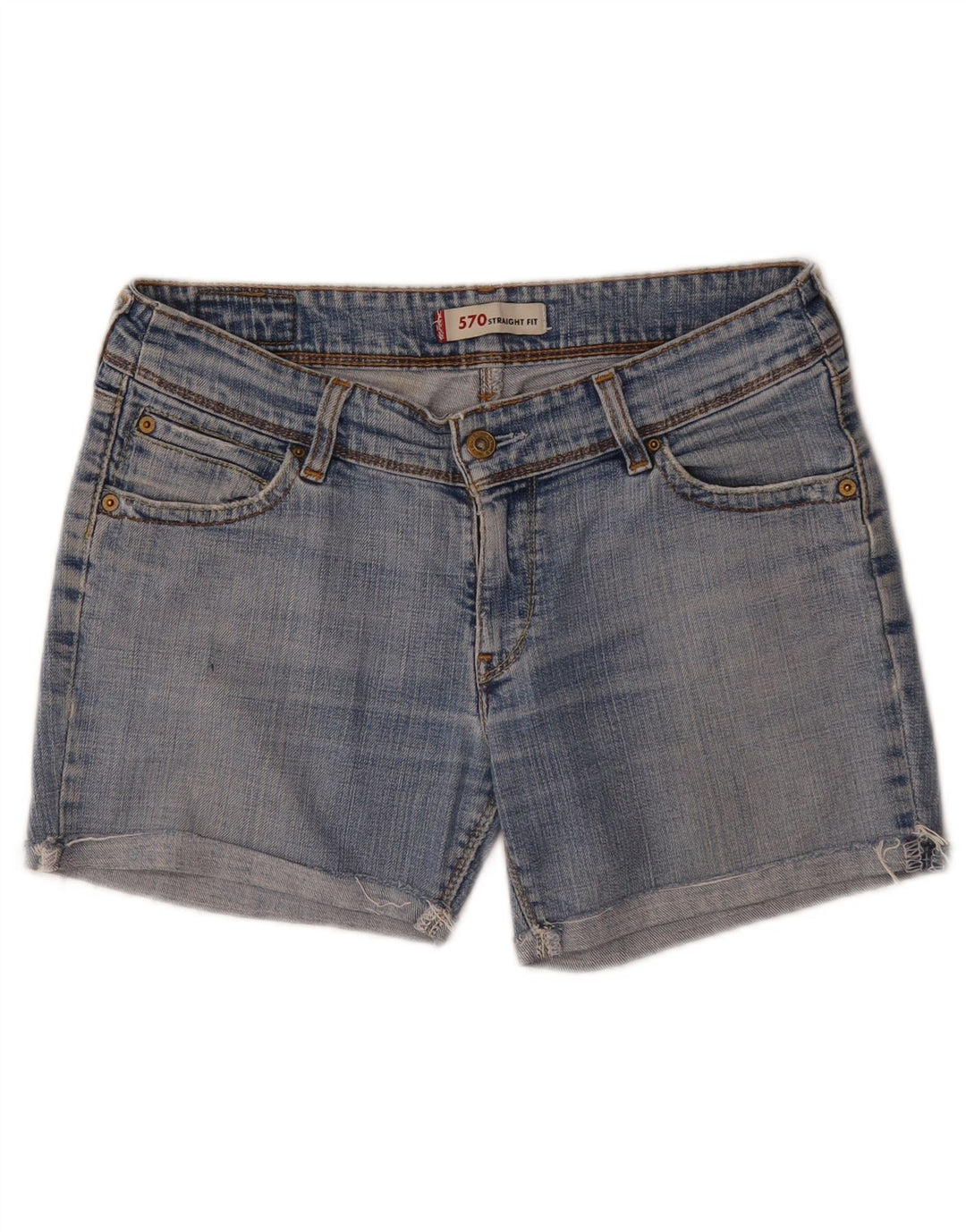 Levi's Womens 570 denimshorts W32 Large Blue Bomuld