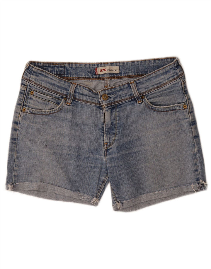 Levi's Womens 570 denimshorts W32 Large Blue Bomuld
