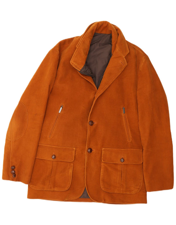 Mabrun Herre Utility Jacket IT 48 Medium Brun Bomuld