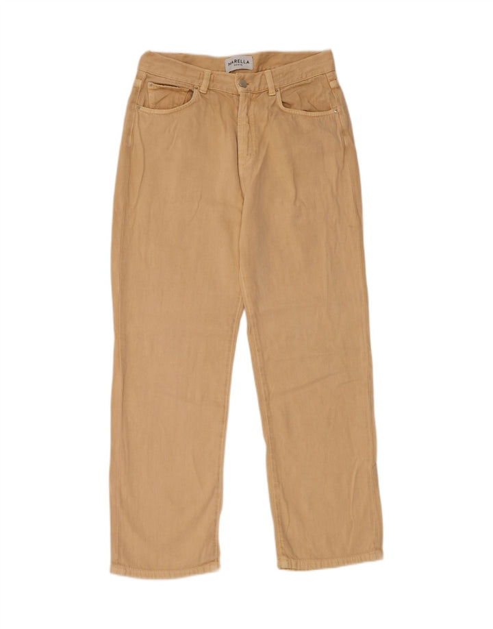 Marella Dame Mom Tapered Jeans W28 L26 Beige