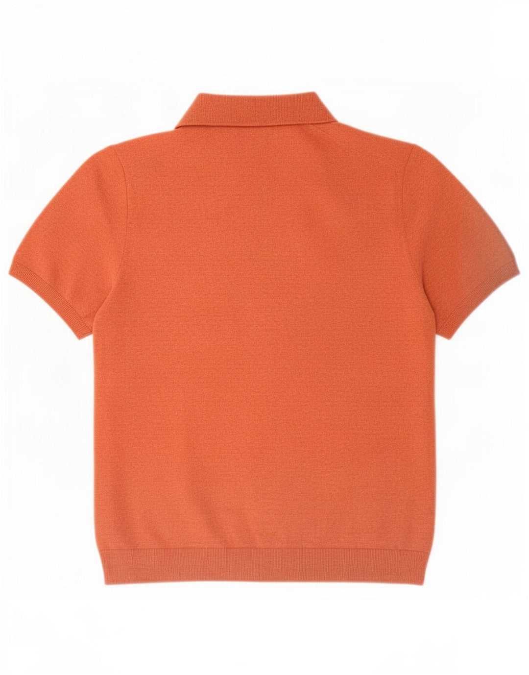 Marks & Spencer Herre Kortærmet Polo Neck sweater Medium Orange