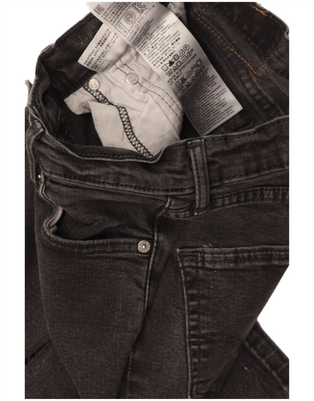 LEVI'S Womens Slim Jeans W28 L30 Grey Cotton