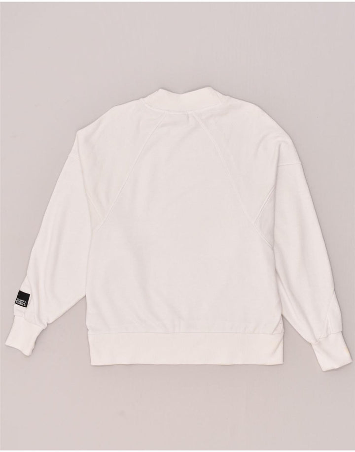 O'NEILL Mens Sweatshirt Jumper Small White Cotton | Vintage O'Neill | Thrift | Second-Hand O'Neill | Used Clothing | Messina Hembry 