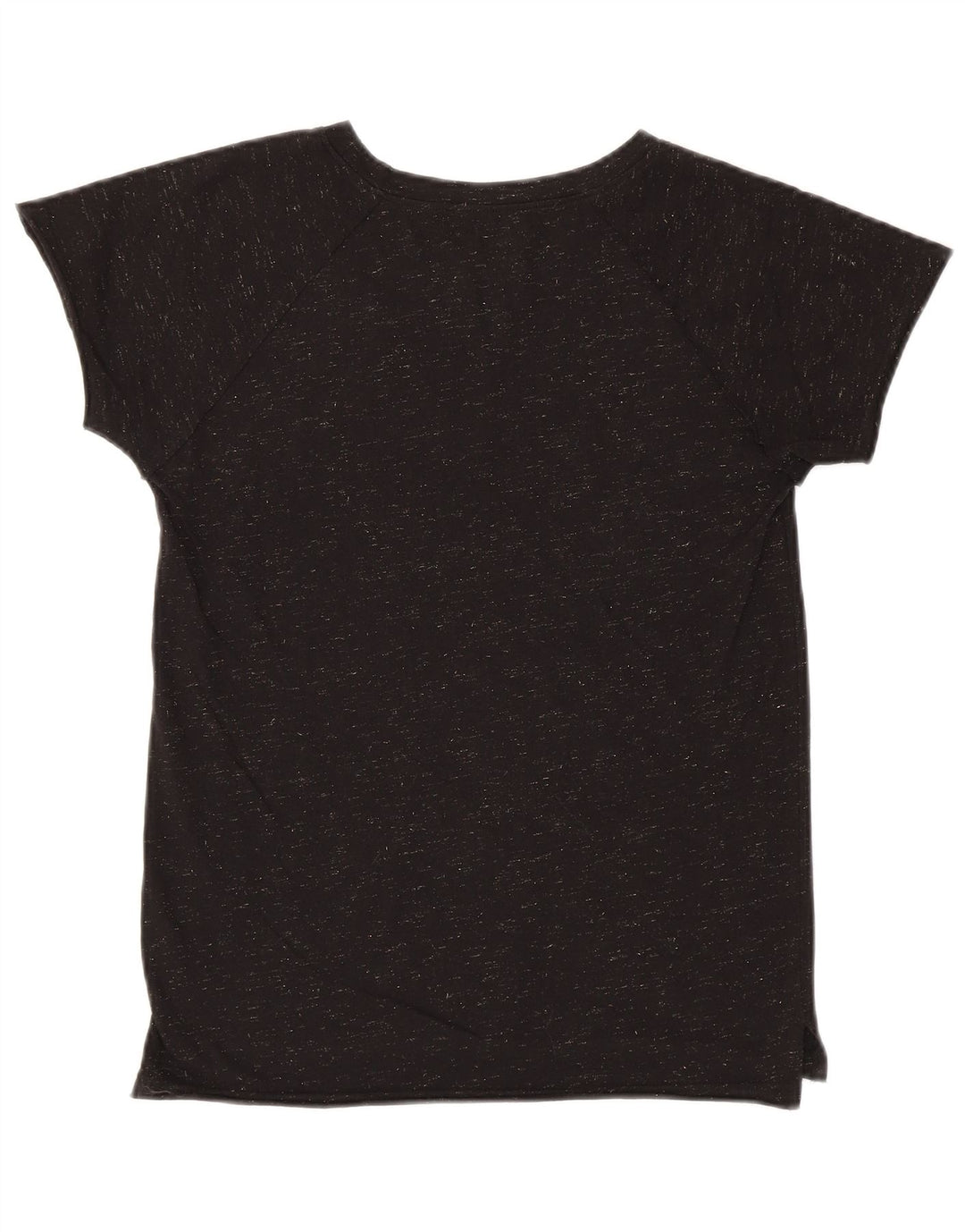 HARD ROCK CAFE Dame Panama Graphic T-Shirt Top UK 12 Medium Sort