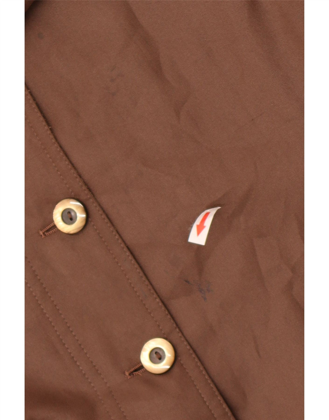 Claude Havrey Dame Trench Coat UK 14 Stor brun polyester