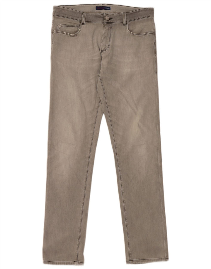 Trussardi Herre Slim Jeans W31 L33 Grå Bomuld