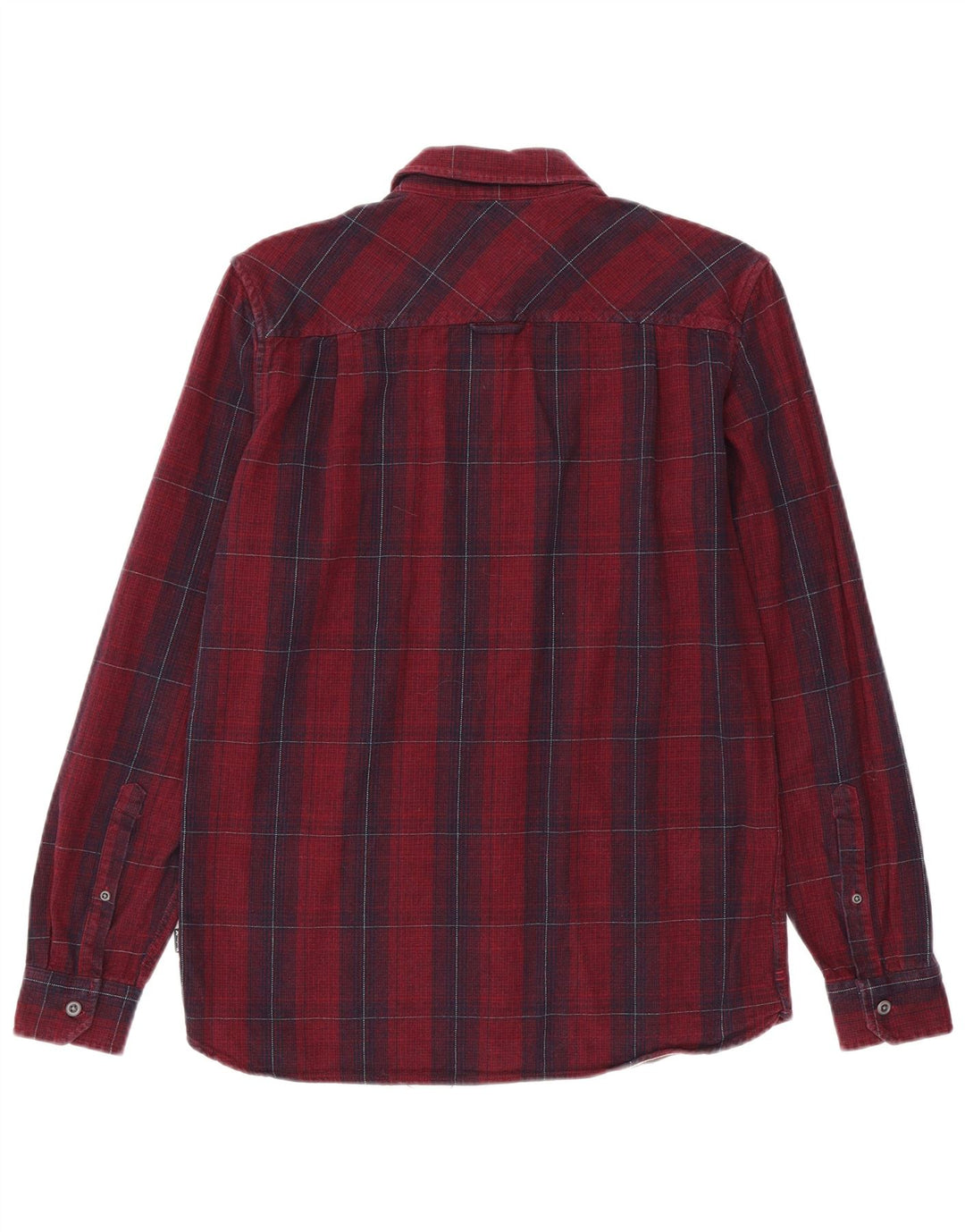 Hurley Herre Classic Fit Flanelskjorte Lille rødbrun ternet bomuld