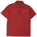 EDDIE BAUER Mens Polo Shirt Small Burgundy Cotton
