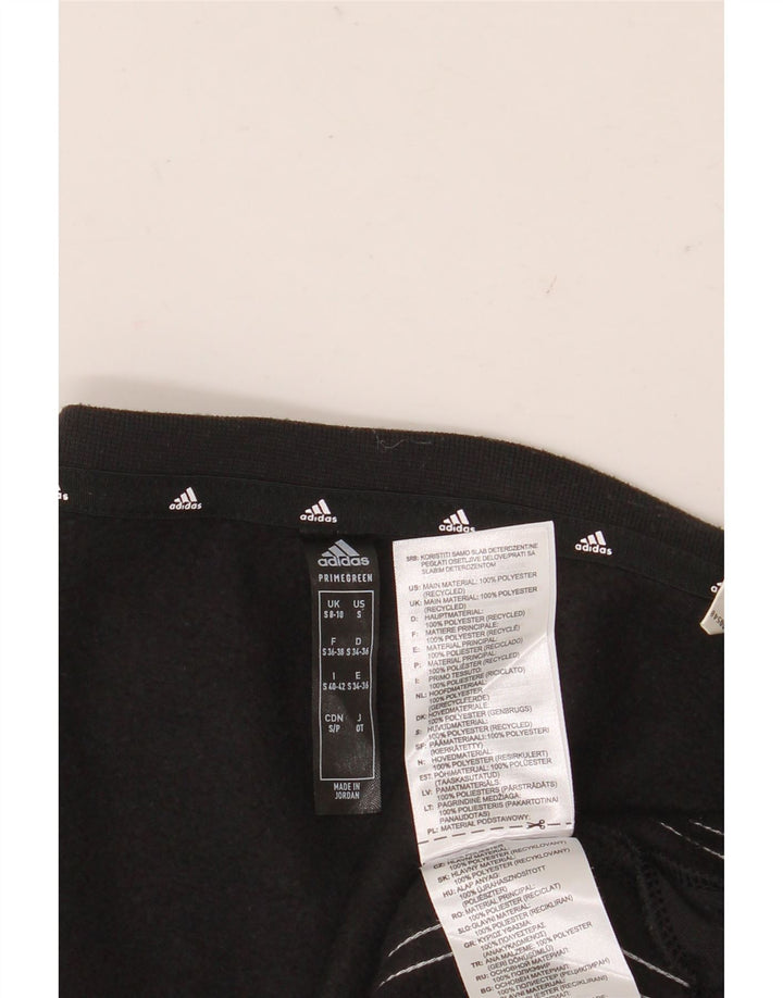 Adidas Dame Sweatshirt Jumper UK 8/10 Small Black Polyester