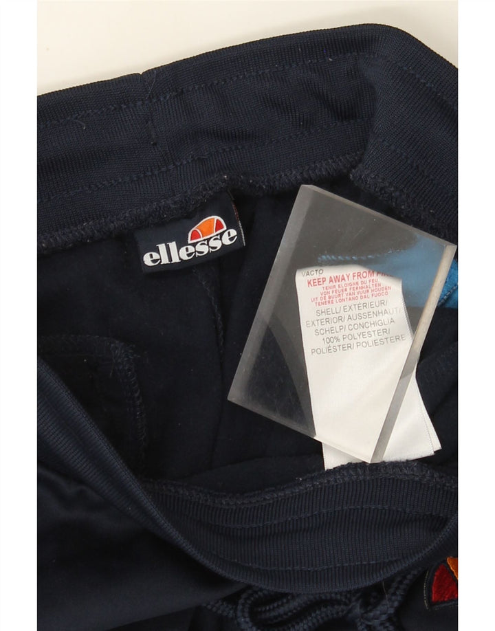 Ellesse Herre træningsdragt Bukser Joggers Small Navy Blue Colourblock