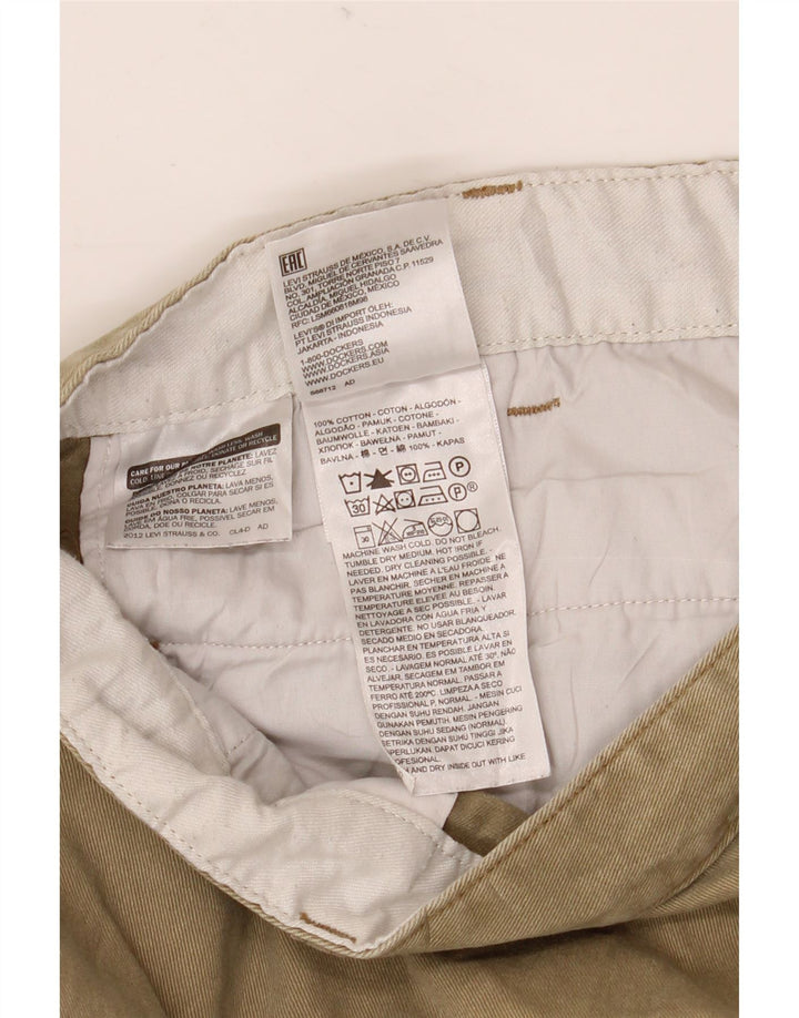 DOCKERS Chino Shorts til mænd W40 XL Beige Bomuld