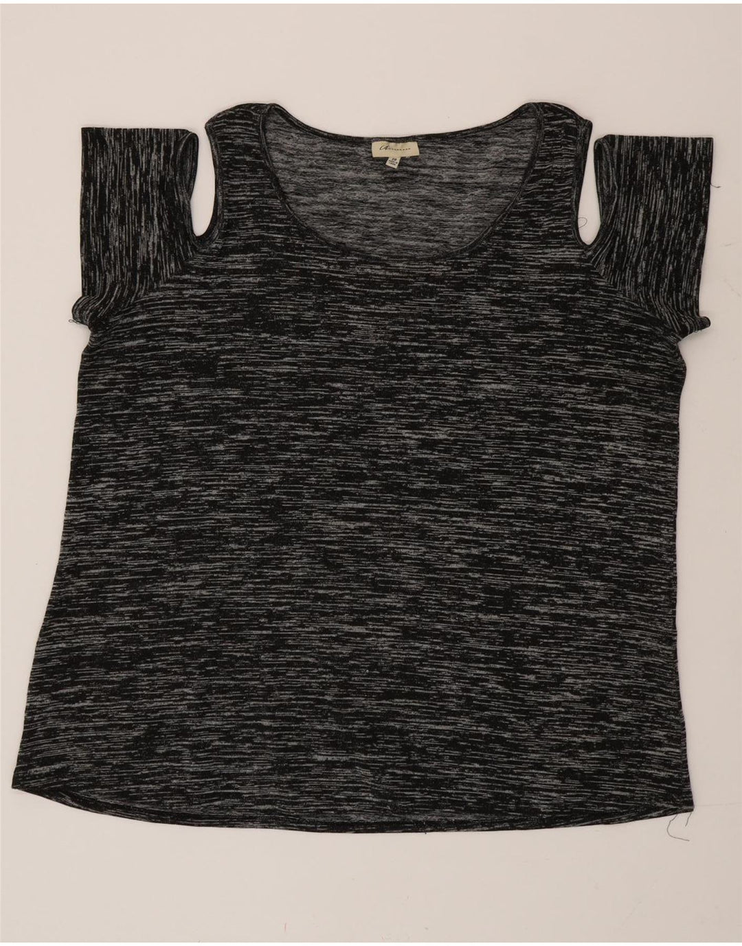 Marks & Spencer Womens Autograph Bluse Top UK 20 2XL Black Flecked
