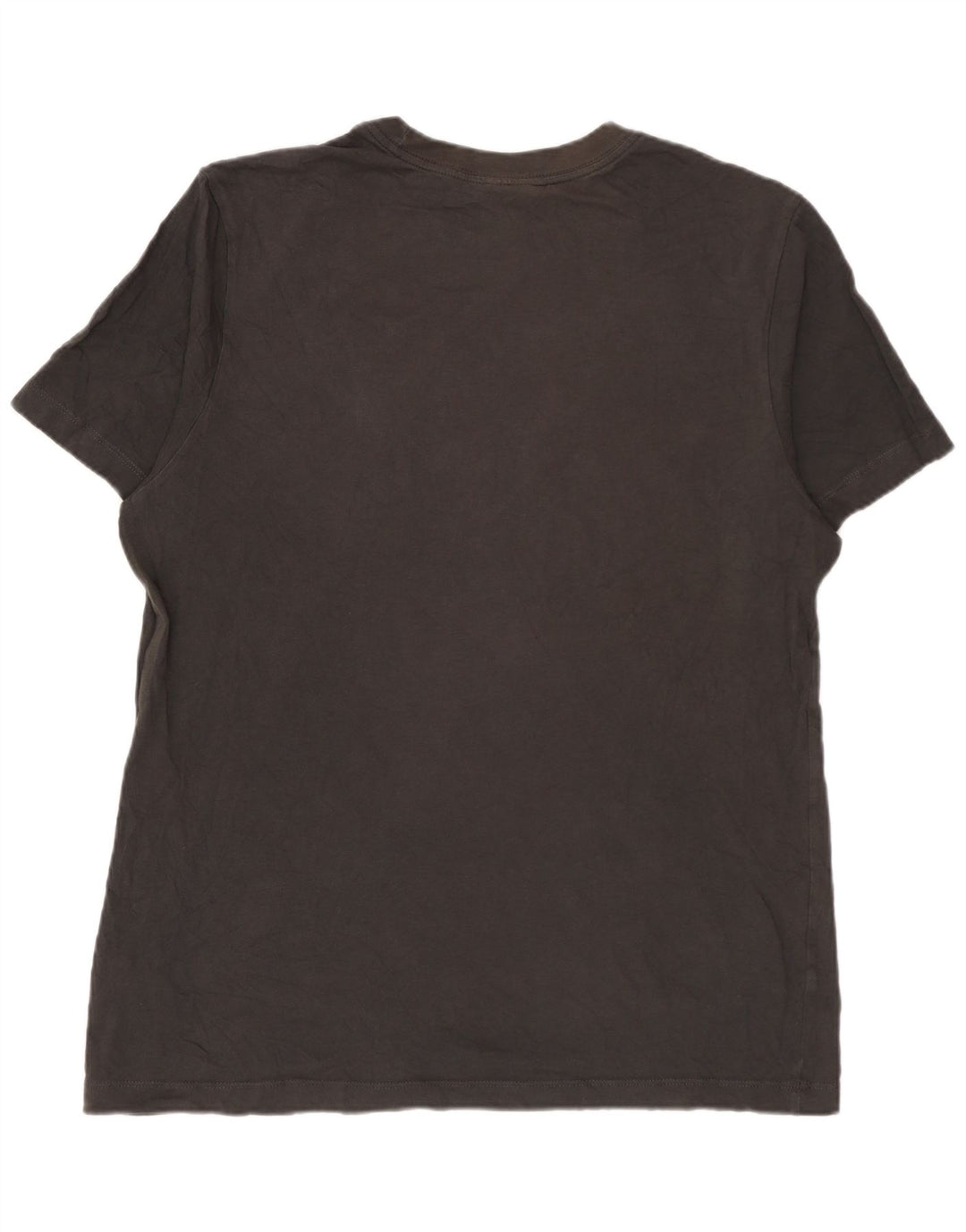 NIKE Grafisk T-shirt top mellem sort bomuld til mænd