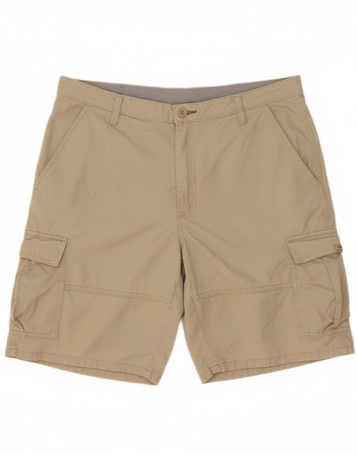 WRANGLER Mens Cargo Shorts W36 Large Beige Cotton