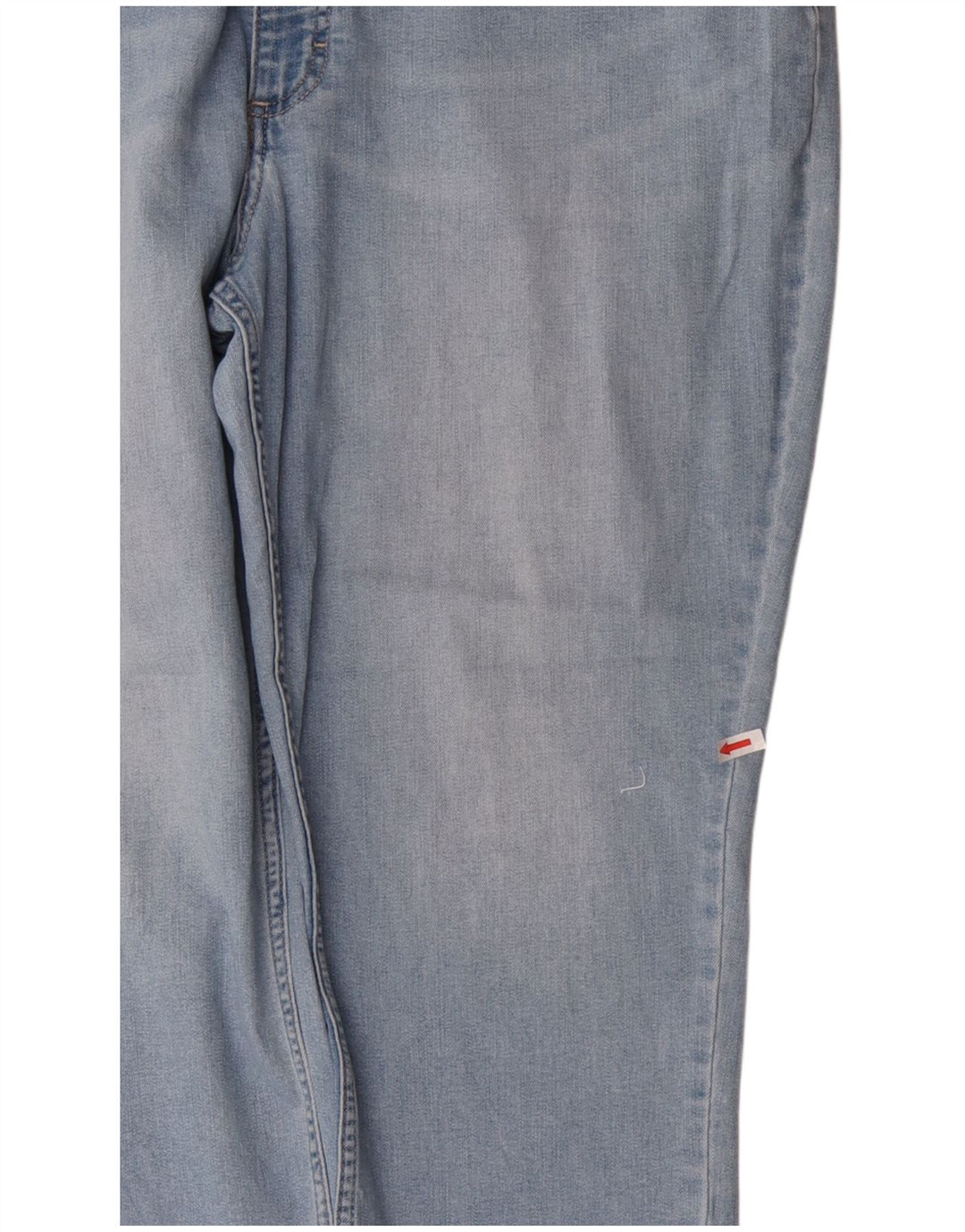 LEE dameryttere mellemhøje capri jeans US 20 3XL W40 L23 blå bomuld