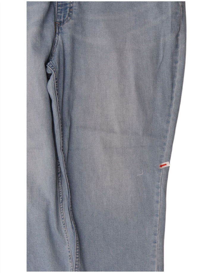 LEE dameryttere mellemhøje capri jeans US 20 3XL W40 L23 blå bomuld