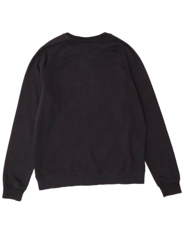 PUMA grafisk sweatshirt til mænd XL sort bomuld