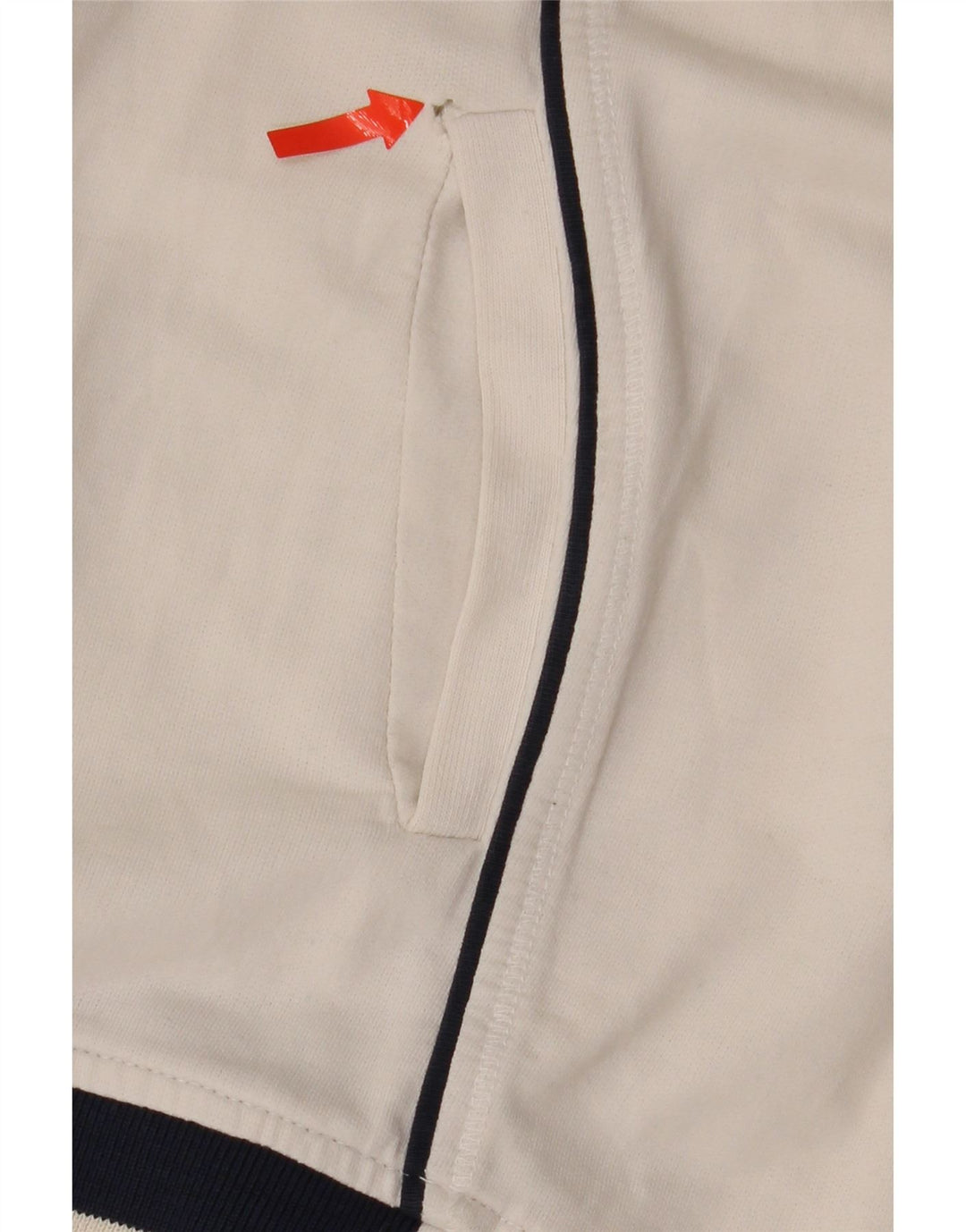 CHAMPION Mens Tracksuit Top Jacket 2XL White Colourblock Cotton Vintage Champion and Second-Hand Champion from Messina Hembry 