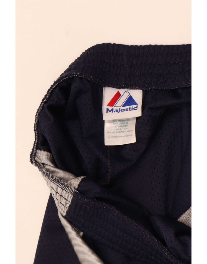 Majestic Herre Sportshorts Medium Navy Blue Colourblock Polyester