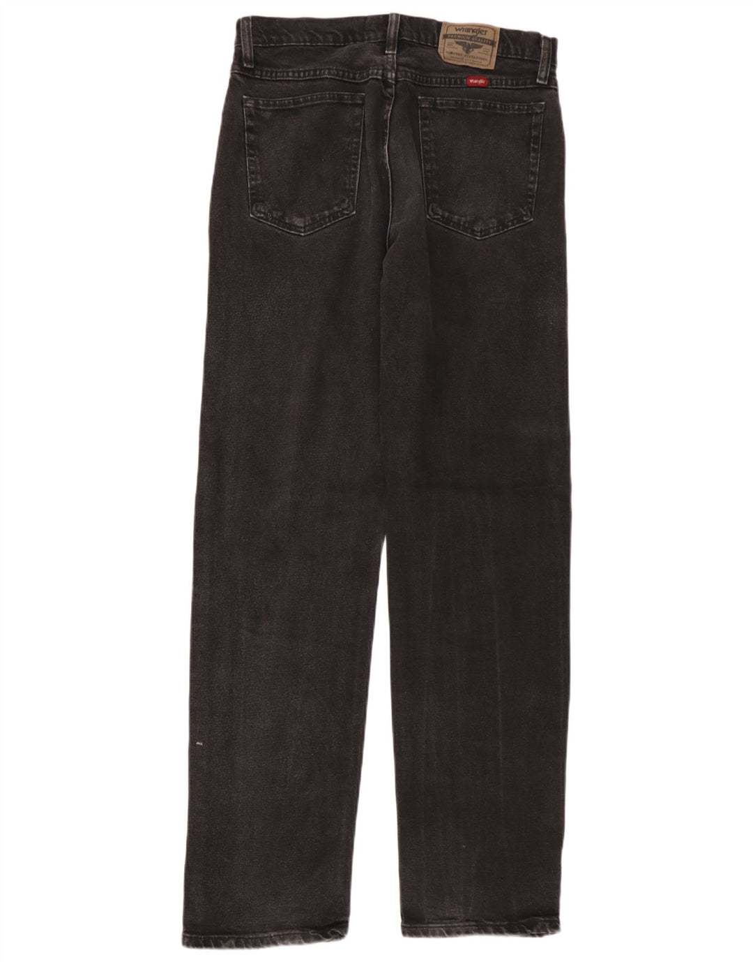 Wrangler Straight Jeans til mænd W32 L34 Sort bomuld
