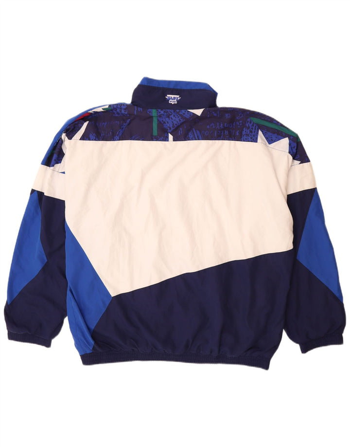JAKO Grafisk træningsdragt til mænd Top jakke 2XL Navy Blue Colourblock