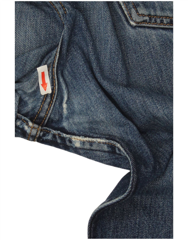 Levi's Herre 501 lige jeans W36 L27 blå bomuld