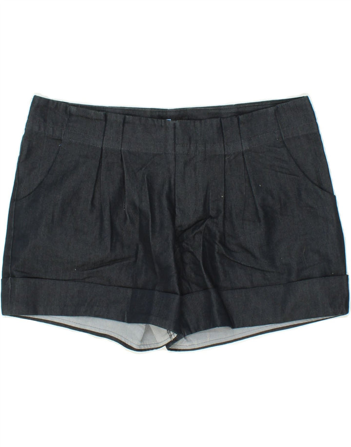 MOSSIMO Womens Pegged Casual Shorts US 12 Large W36  Navy Blue Cotton Vintage Mossimo and Second-Hand Mossimo from Messina Hembry 