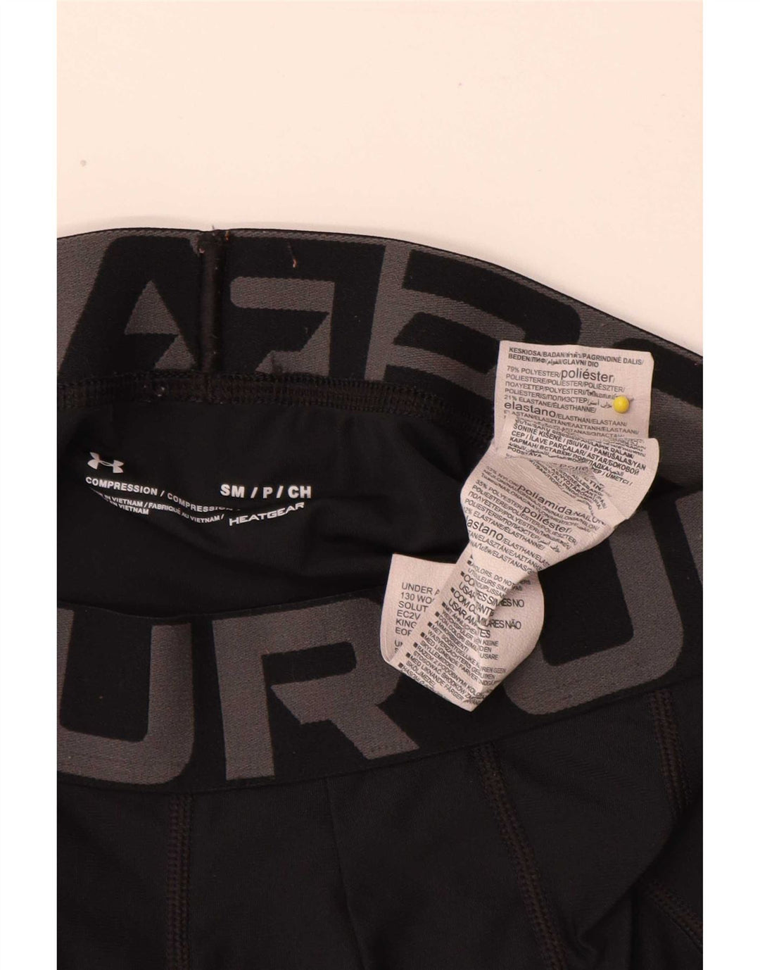 Under Armour Herre Cycling Graphic Sports Shorts Små sorte polyester